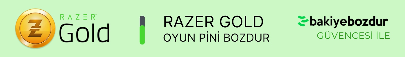 Razer Gold Oyun Pini Bozdur