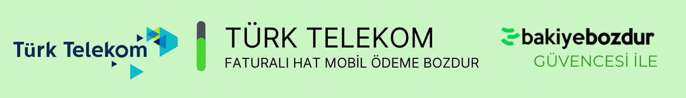 Türk Telekom Mobil Ödeme Bozdur